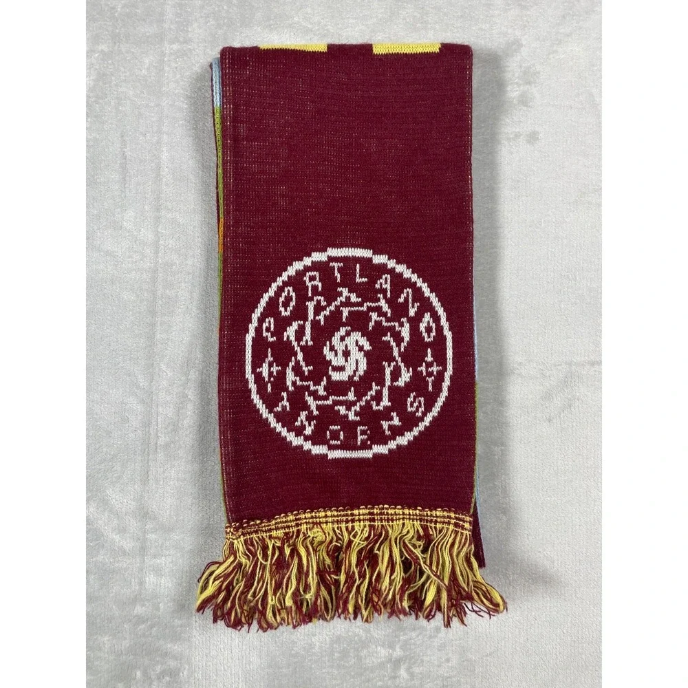 Portland Thorns FC Ruffneck Scarf Double Sided Knit Soccer Supporters